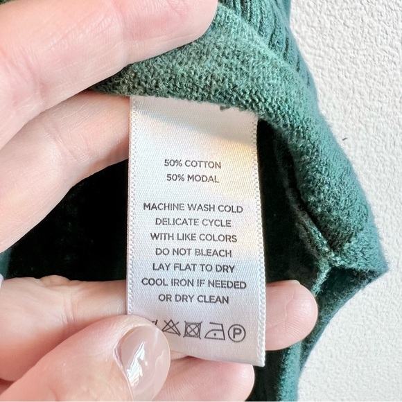 Lilla P Teal V-Neck Sweater - Picture 7 of 10